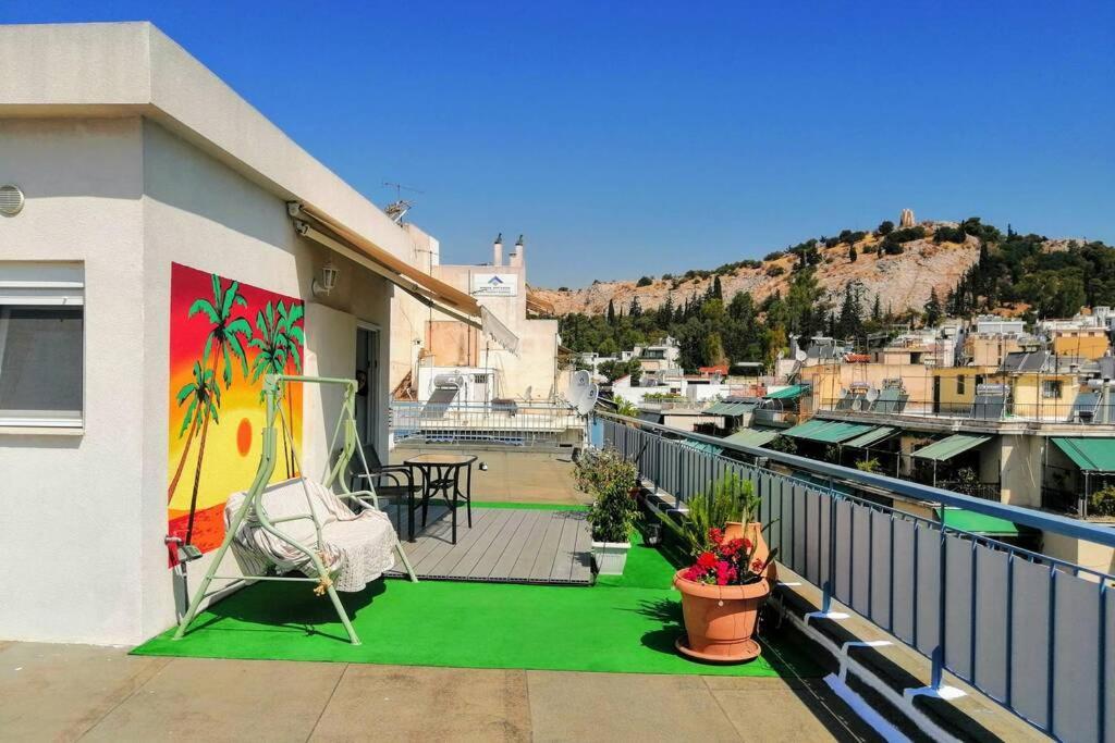 Rooftop Studio, Acropolis View! Ateny Zewnętrze zdjęcie